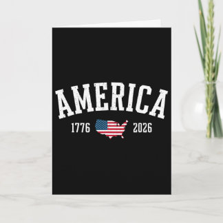 4 juli Amerikaanse vlag vintage 250 jaar 1776 2 Kaart