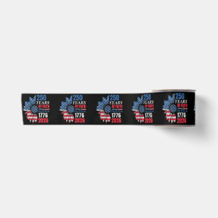 4 juli Amerikaanse vlag vintage 250 jaar 1776 2 Satijnen Lint