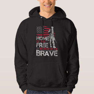 4 juli amerikaanse vlaggestaat die vrij is vanwege hoodie