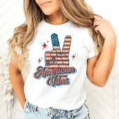 4 juli Amerikaanse vrede met het Amerikaanse volk T-shirt