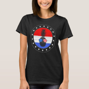 4 juli anananasappel kever Aloha Independenc T-shirt