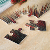 4 juli Art Bold and Beautiful Jigsaw Puzzel (Zijkant)