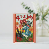 4 juli - art. briefkaart (Staand voorkant)