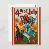 4 juli - art. briefkaart (Voorkant / Achterkant)