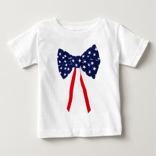4 juli Baby Bow Shirt (Voorkant)