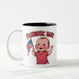 4 juli Baby Mok - Patriotische Baby Slurpbeker