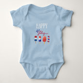 4 juli baby romper (Voorkant)