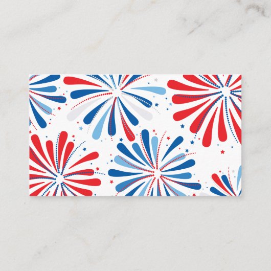 4 juli Baby shower Luier Raffle Informatiekaartje (Achterkant)