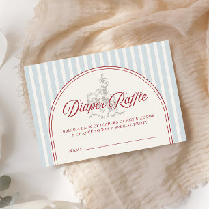 4 juli baby shower luier raffle informatiekaartje