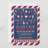 4 juli Baby shower Patriottische Vierde juli Kaart (Voorkant)