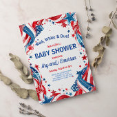4 juli Baby shower Uitnodiging 4 juli Douche