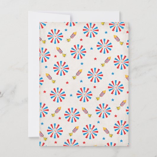 4 juli Babyschoenen Kaart (Achterkant)