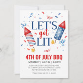 4 juli Backyard BBQ Kaart (Voorkant)