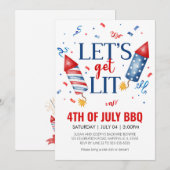 4 juli Backyard BBQ Kaart (Voorkant / Achterkant)