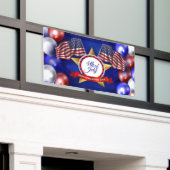 4 juli Banner (Buitenkant Gebouw)