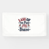 4 juli Banner Land van het Vrije Huis van de Dappe (Horizontaal)
