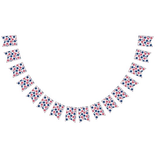 4 juli-banner vlaggetjes (Alle)