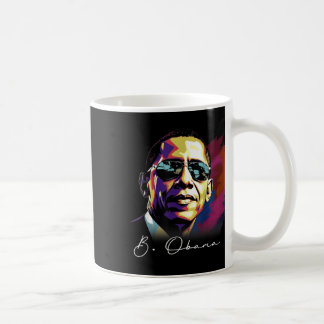 4 juli Barack Obama President Portrait Patrio Koffiemok