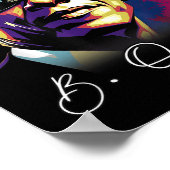 4 juli Barack Obama President Portrait Patrio Poster (Hoek)