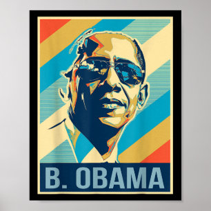 4 juli Barack Obama President Retro Patriottisch Poster