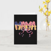 4 juli Baseball Mama Ice Cream Drip Baseball Mom Kaart (Gele Bloem)