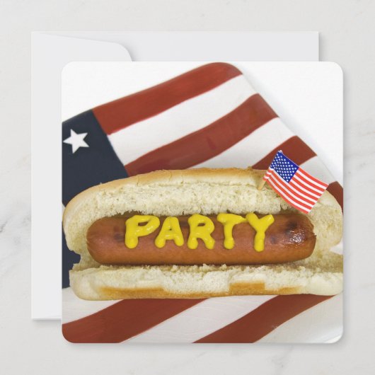 4 juli Bash Uitnodiging (Voorkant)