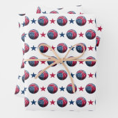 4 juli basketbal inpakpapier vel (In situ)