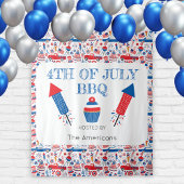 4 juli BBQ Amerikaanse Tapestry Achtergrond Wandkleed