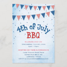 4 juli BBQ Bunting