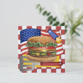 4 juli - BBQ Cook Out ! SRF Kaart (Staand voorkant)