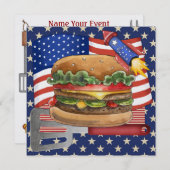 4 juli - BBQ Cook Out ! SRF Kaart (Voorkant / Achterkant)