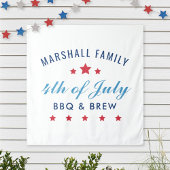 4 juli BBQ en BW Custom Family Reunion Wandkleed