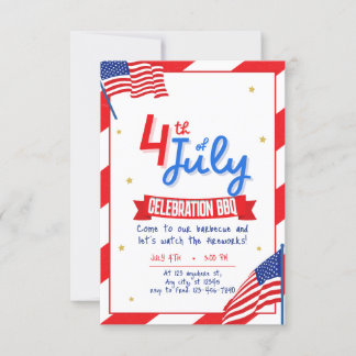 4 juli BBQ-feest Kaart