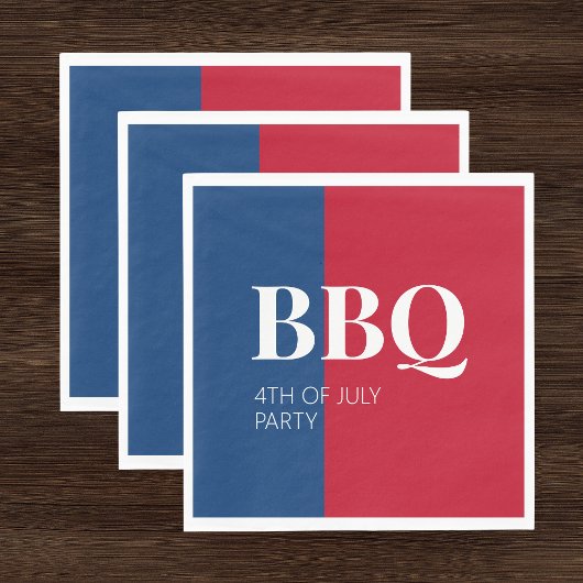 4 juli BBQ-feest Servet