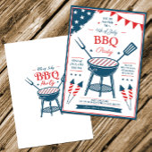 4 juli BBQ-feest uitnodiging
