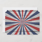 4 juli BBQ Gelukkige verjaardag Amerika platte uit Kaart (Achterkant)