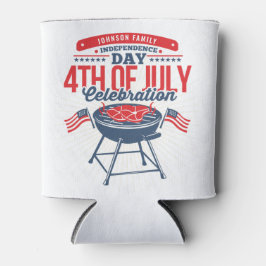 4 juli BBQ Grill Familiereünie Blikjeskoeler