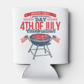 4 juli BBQ Grill Familiereünie Blikjeskoeler (Achterkant)