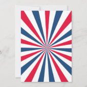 4 juli BBQ Grill Familiereünie Kaart (Achterkant)