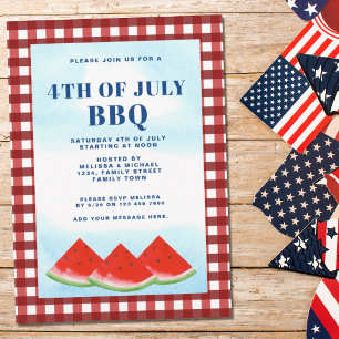 4 juli BBQ Kaart