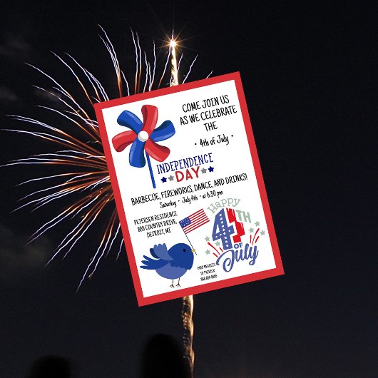 4 juli BBQ Kom deelnemen aan uitnodiging van Ameri