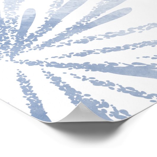 4 juli BBQ Party Rood Wit Blauw Custom Poster (Hoek)