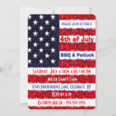 4 juli BBQ & Potluck Kaart (Voorkant)
