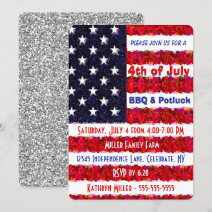 4 juli BBQ & Potluck Kaart