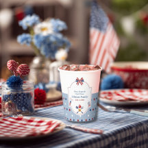 4 juli BBQ Rood Wit Blauwe Strepen Patriottisch