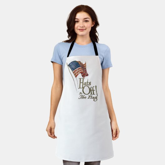 4 juli BBQ Schort (Gedragen)