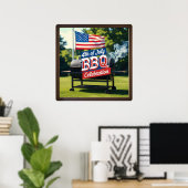 4 juli BBQ viering Poster (Thuiskantoor)