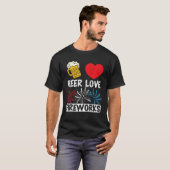 4 juli Beer Love Fireworks Director T-shirt (Voorkant volledig)
