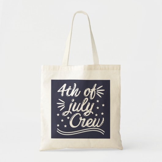4 juli bemanningslid tote bag (Voorkant)