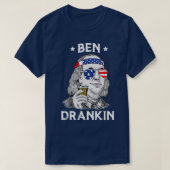 4 juli Ben Drankin Benjamin Franklin T-shirt (Design voorkant)